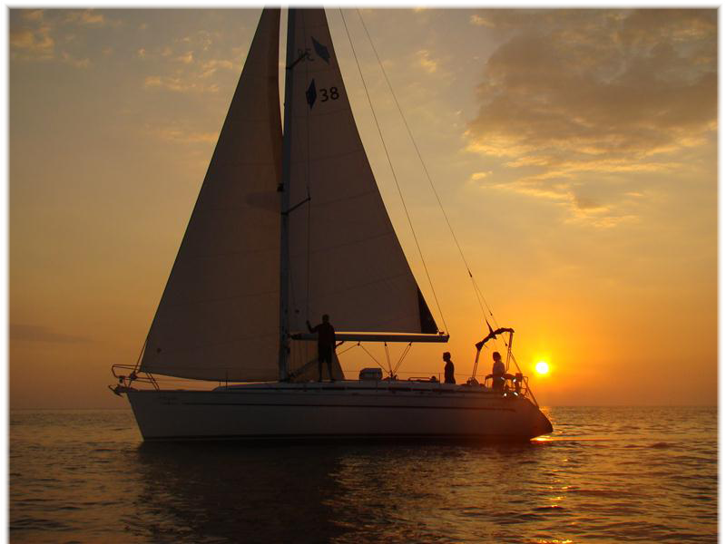 puesta de sol